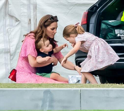 Kate Middleton lors de la journée du match de polo a paru également être de son côté.