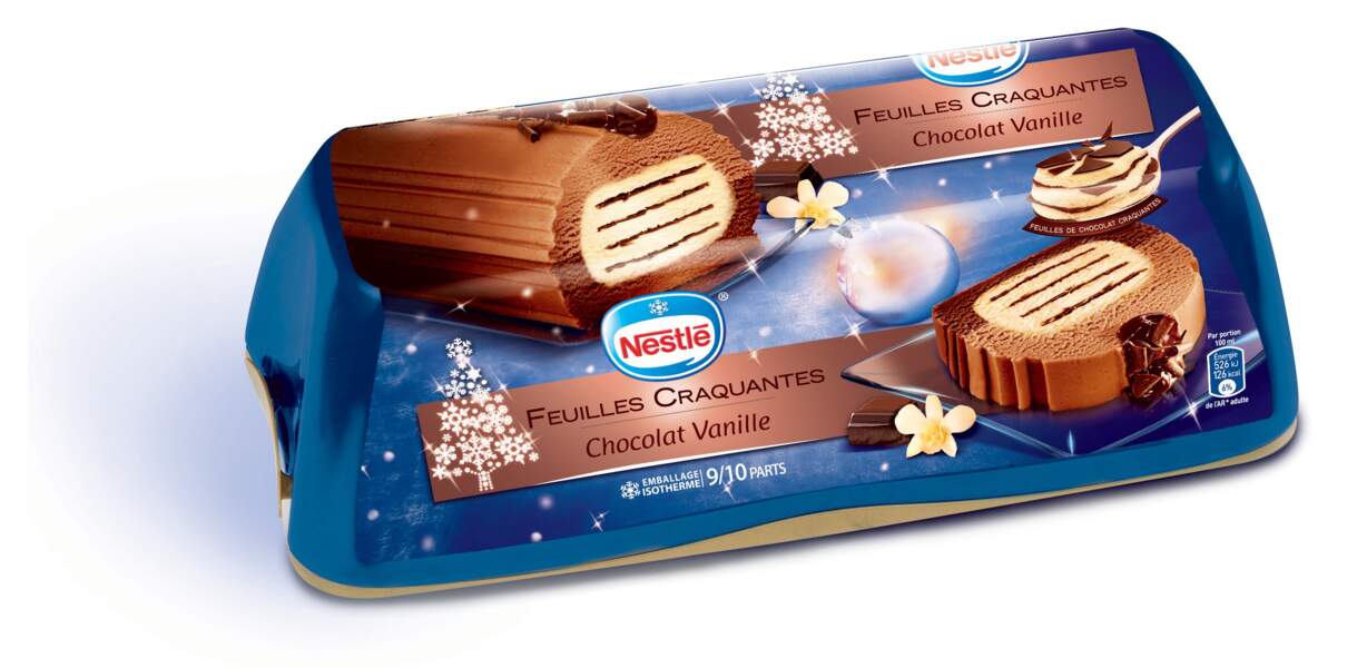 Feuilles craquantes chocolat-vanille Nestlé