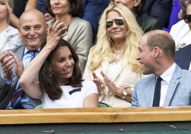 Kate Middleton et le Prince William, complices à Wimbledon
