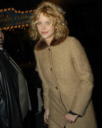 En 2002, Meg Ryan assiste à la pièce de théâtre de Nora Ephron "Imaginary friends" à New York 