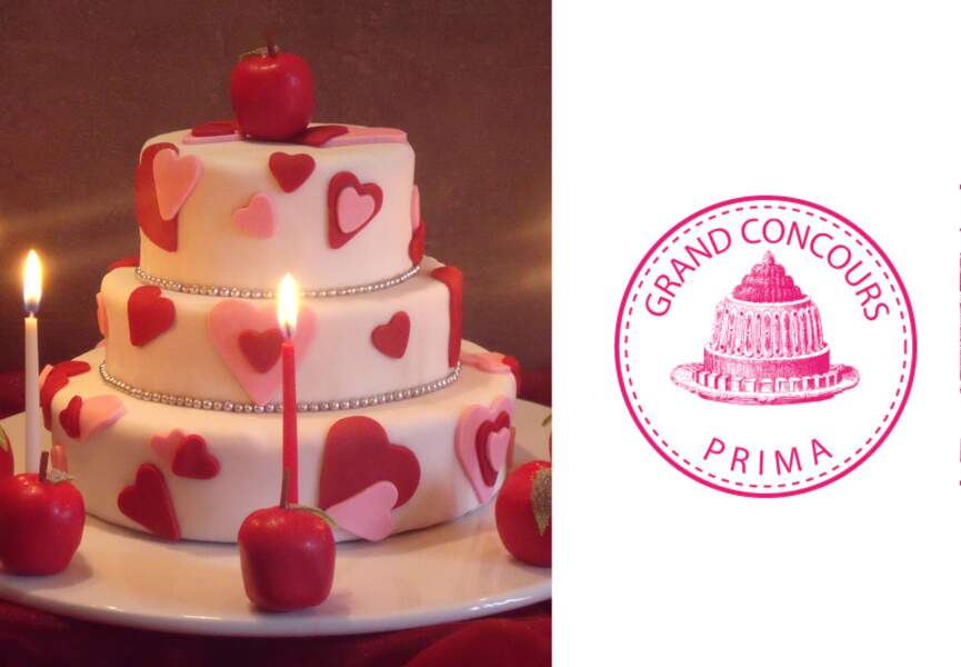 Le gâteau “Célébration d’amour”