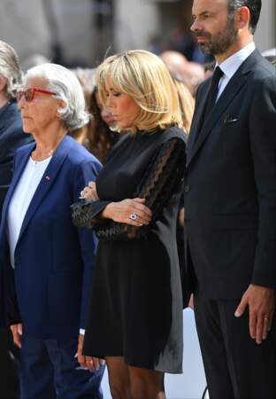  Brigitte Macron au côté du Premier ministre Edouard Philippe.