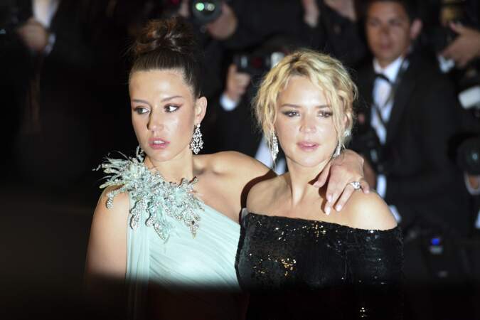 Virginie Efira et Adèle Exarchopoulos à la première de "Sibyl" lors du 72e festival de Cannes, le 24 mai 2019.