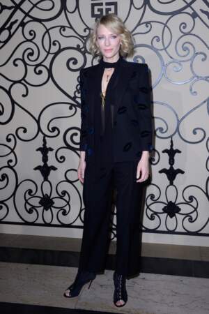 Fashion week : Cate Blanchett en top choker 