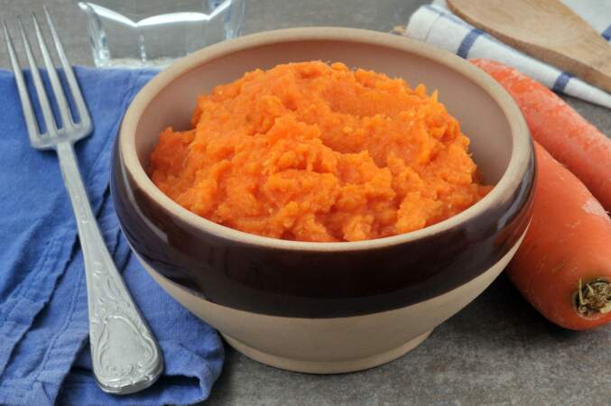 Soupe de carottes au riz légère