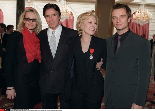 David Hallyday, Sylvie Vartan, Estelle Lefébure et Tony Scotti : 1998