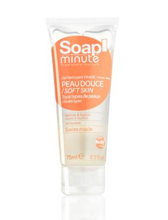 Nettoyant douceur : le gel visage Soap' Minute