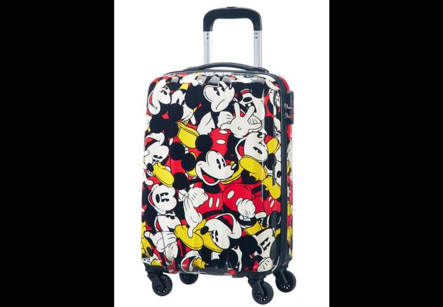 Mickey : la valise American Tourister