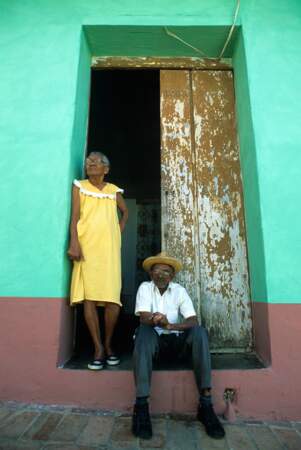 Portrait d'un couple à Trinidad.