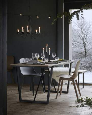 Ambiance table lumineuse IKEA