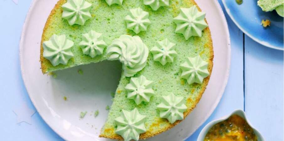 Angel cake au citron vert