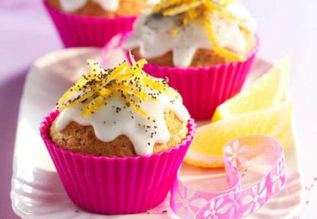 Cupcake citron - pavot