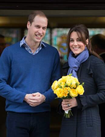 Kate Middleton et William à la sortie de l'hôpital le 6 décembre 