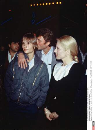 David Hallyday, Sylvie Vartan et Johnny Hallyday : 1983