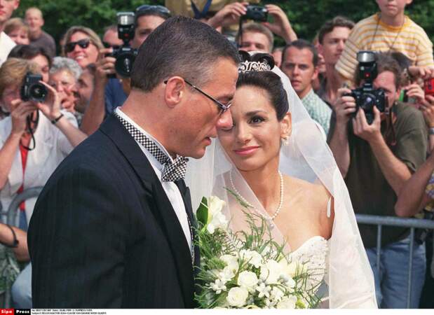 Jean-Claude Van Damme et sa femme Gladys Portugues : 1999