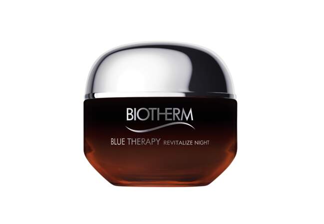 La Crème de Nuit Blue Therapy Amber Algae Revitalize Biotherm