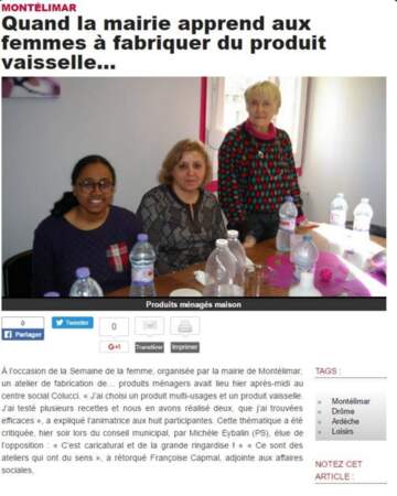 La mairie de Montélimar (Drôme) propose des ateliers pour fabriquer ses produits ménagers 