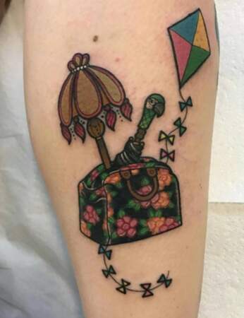 Tattoo Disney : le sac magique de Mary Poppins 