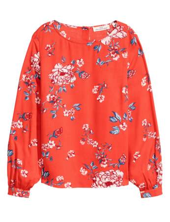 Top 10 dressing : la blouse fleurie