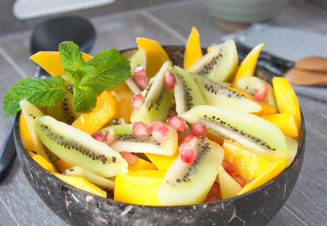 Salade exotique au kiwi