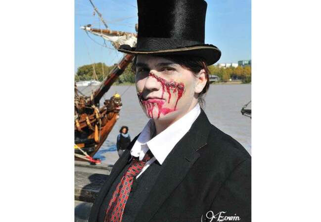 Maquillage artistique Halloween, marche des zombies - 6
