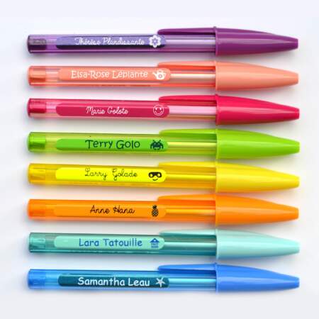 Etiquettes autocollantes pour stylos