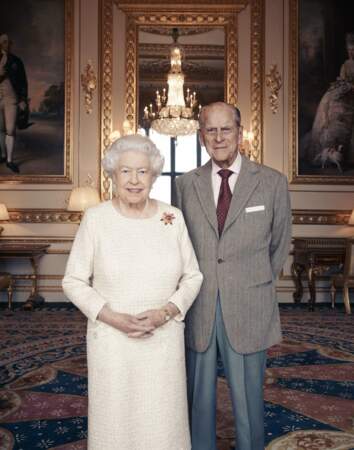 Elizabeth II et le prince Philip en 2017