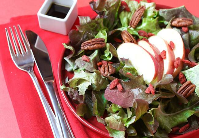 Salade toute rouge