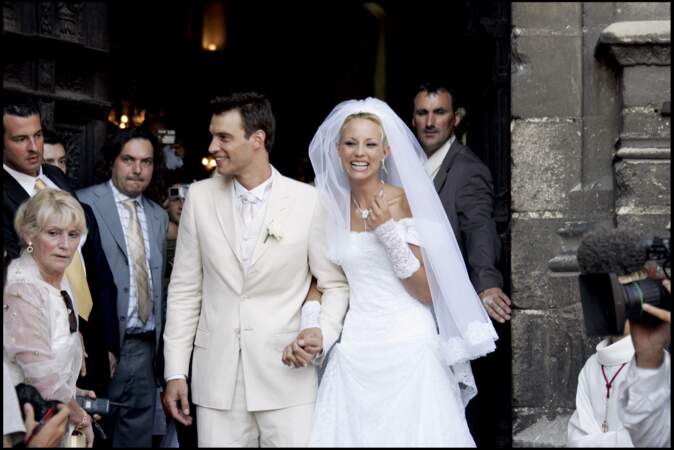 Elodie Gossuin et Bertrand Lacherie se sont mariés le 1er juillet 2006...