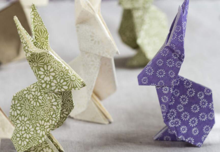 Des lapins en origami