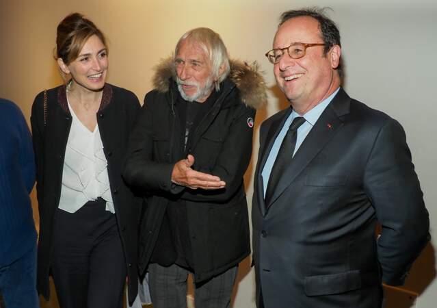 Julie Gayet, Pierre Richard et François Hollande