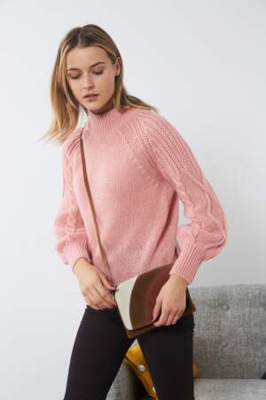 Gros pull : poudré