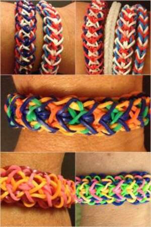 Les bracelets colorés