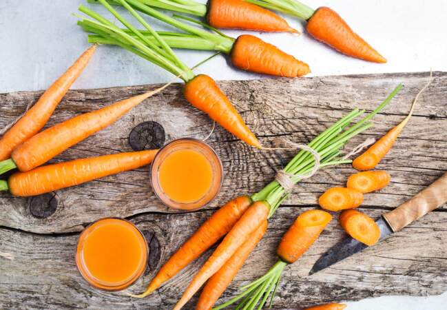Aliment orange : la carotte, bonne pour la vision de nuit