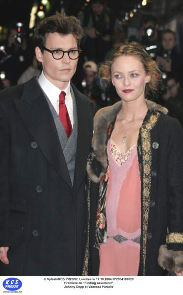 Johnny Depp et Vanessa Paradis, 2004