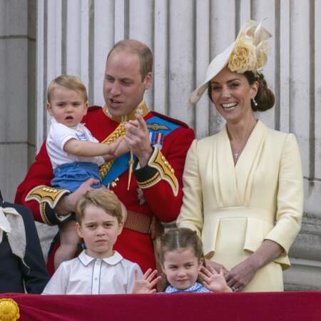 Kate, William et leurs trois enfants, George, Charlotte et Louis, le 8 juin 2019