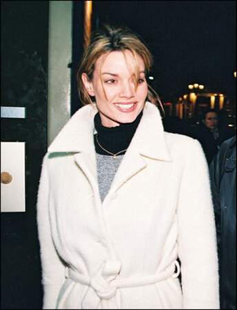 Ingrid Chauvin, à 25 ans, à la générale de la pièce "Obsessions" en 1998.