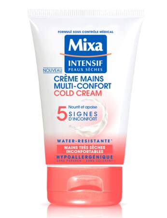 Crème mains multi-confort au cold cream, Mixa