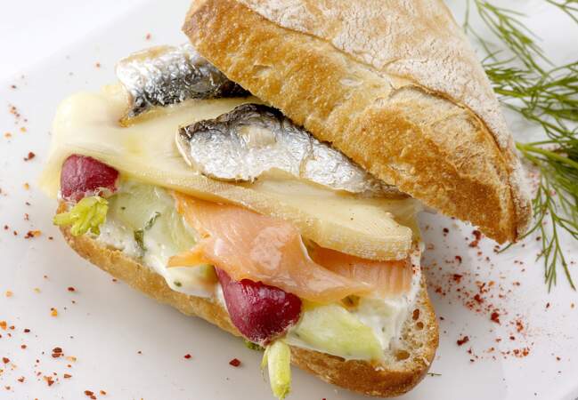 Sandwich grec au Merzer