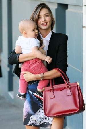 Miranda Kerr et son fils Flynn à Sydney en 2011