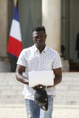 Mamoudou Gassama reçu à l'Elysée 