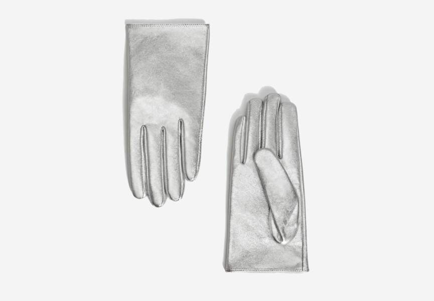 Les gants en cuir festifs