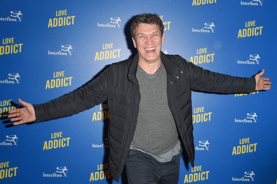 Marc Lavoine à l'avant-première du film "Love addict" à Paris le 16 avril 2018.