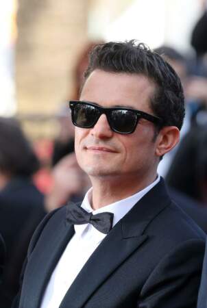 Le brushing brosse sur cheveux courts d'Orlando Bloom