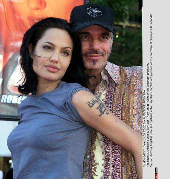 Angelina Jolie et son mari Billy Bob Thornton : 2002