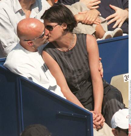 Fabien Barthez et Linda Evangelista : 1999