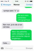 Language sms VS langue française