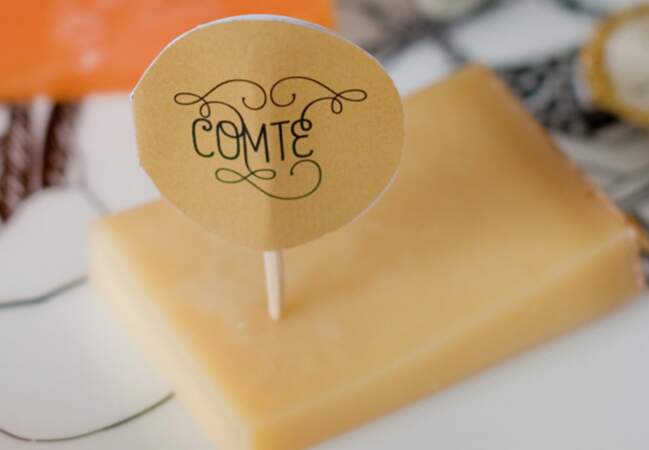 Des étiquettes pour le fromage