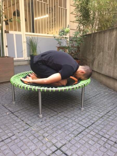 Mini-trampoline bellicon : posture n°8