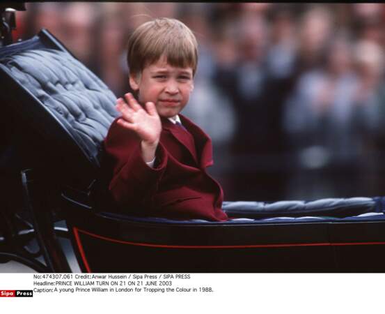 Le prince William, 1988
